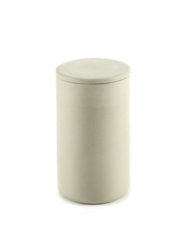 Serax - Bertrand Lejoly - POTJE MET DEKSEL ROND L BEIGE COSE