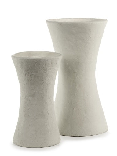 VASE S WHITE EARTH