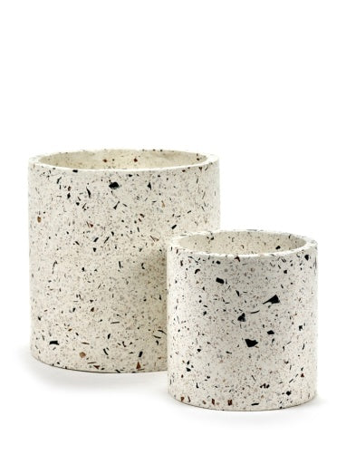 Serax - Marie Michielssen - POT TERRAZZO S WIT