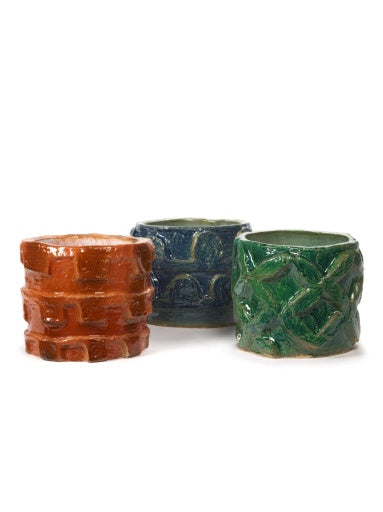 Serax - Bela Silva - SIERPOT M BLAUW GROEN LOOK AT ME