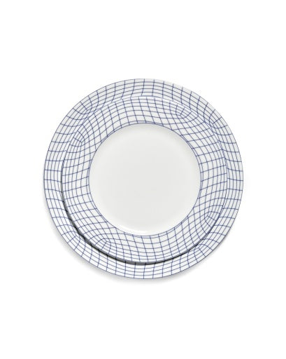 Serax - Ann Van Hoey - BORD M WIT-BLAUW NIDO