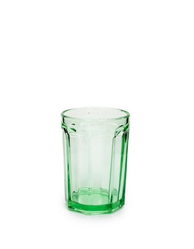 Serax - Paola Navone - GLAS L GROEN FISH &amp; FISH  - Set van 4
