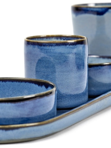 Serax - Anita Le Grelle - OVAAL BORD BLUE