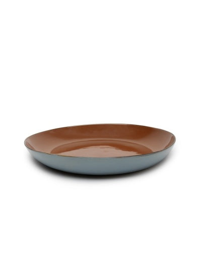 Serax - Anita Le Grelle - SERVEERSCHAAL SMOKY BLUE/RUST