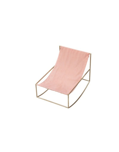 ROCKING CHAIR BRASS ROZE
