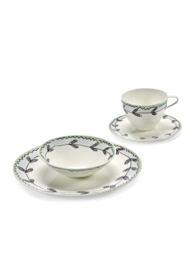 BREAKFAST SET 6 PCS BLOSSOM MILK