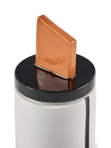 Serax - Plan C - Geurkaars S Zwart Oranje Candela 02