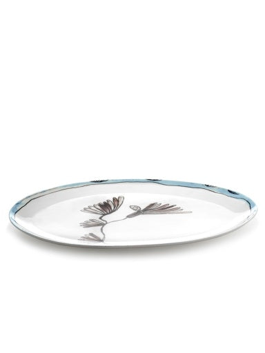 Serax - Marni - OVALEN BORD °2 L CAMELIA AUBERGINE MF