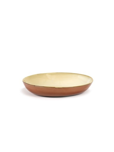 Serax - Anita Le Grelle - Serveerschotel Ovaal S Rust/Misty Grey