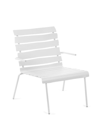 LOUNGE STOEL WIT ALIGNED