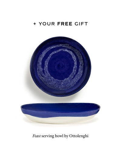 Serax - Ottolenghi - Set Wit/Dark Blue Feast