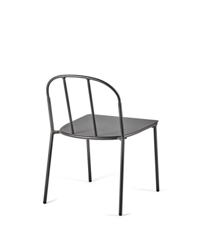 Serax - Piet Boon - STOEL ZWART + KUSSEN WIT PATIO