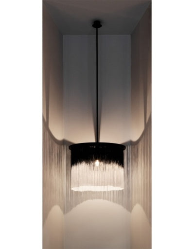 Ann Demeulemeester - Ann Demeulemeester - Hanglamp + Verlengtuk Zwart Wit Wong