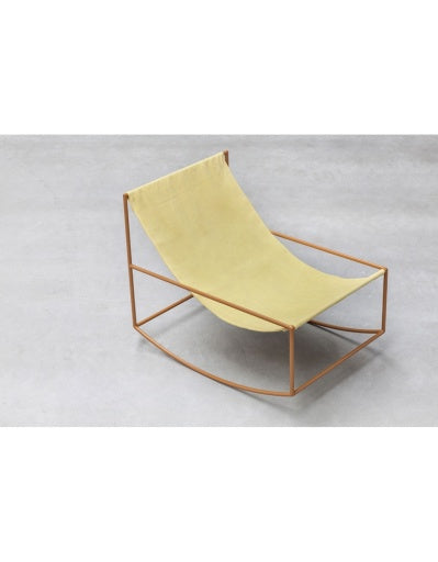 ROCKING CHAIR MUSTARD GEEL MVS