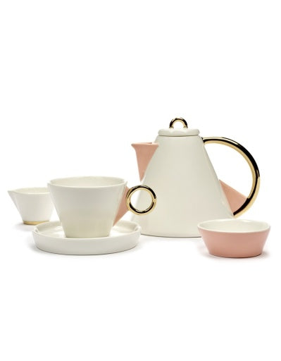 Serax - Roger Van Damme - Kom XS Wit Goud Desiree - Set van 4