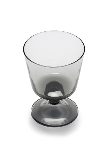 Serax - Marie Michielssen - Wittewijnglas Smoky Grey La Mère - Set van 4