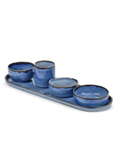 Serax - Anita Le Grelle - OVAAL BORD BLUE